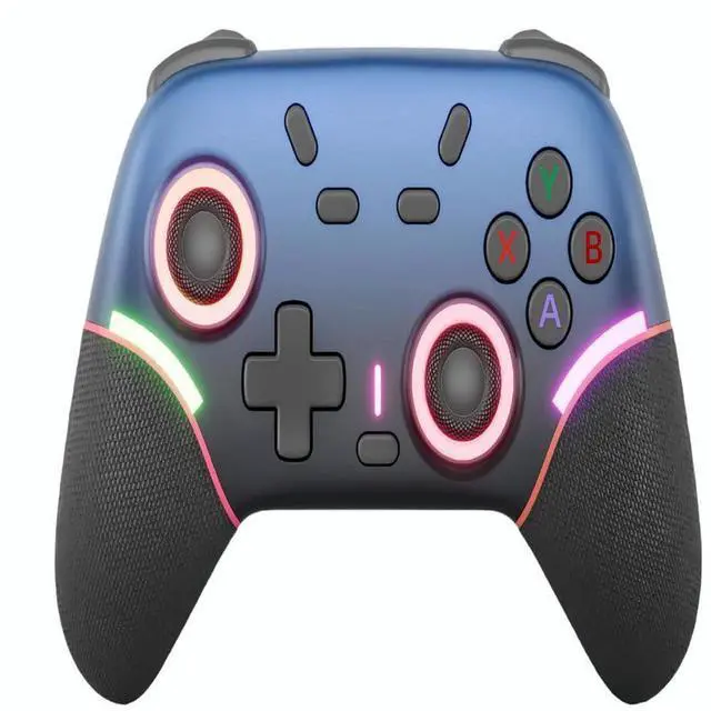 Main image of Generic for Multi-Platform Gamepad X9 For 2//PC/PS3/PS2,Game Controller with Vibration,RGB Lighting Effect,Dual Back Keys&Macro