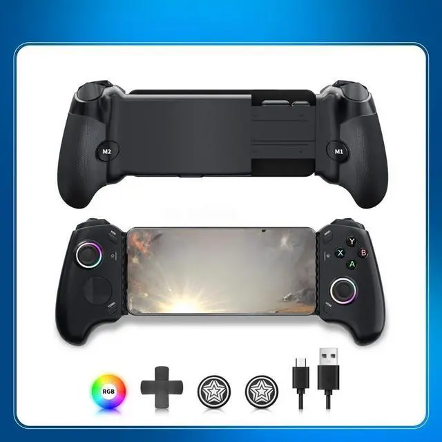 Main image of Generic for Gamepad Type-C Mobile Gaming Controller for iPhone 15 Series/Android, Stretching Phone Controller with Hall Effect Joys