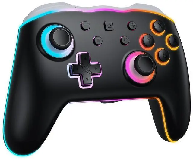 Main image of Generic for RGB Game Controller For 1/2 Wireless Controller 9-Axis Gyro Sensor Turbo Programable Game Pad Joystick