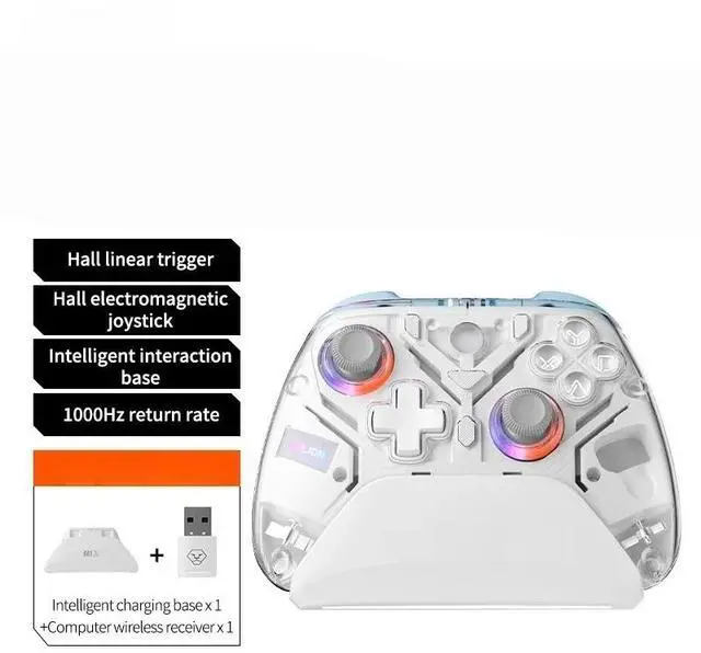 Main image of Generic for K10 For 2 Gaming Controller With Charging Dock RGB Wireless Gamepad Hall Joystick Trigger For NS /PC/Phone