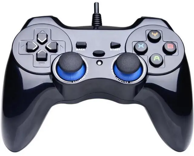 Main image of Generic for USB Wired Gaming Controller Gamepad for PC, Laptop, PS3, Android, and Steam - Black