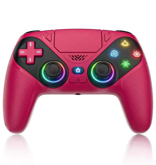 Main image of Generic for Controller For PS5/ 5 Pro/Slim/PC Wireless Gamepads RGB Hall Effect No Drift Game Joystick W/Dual Vibrate Marco/Turbo