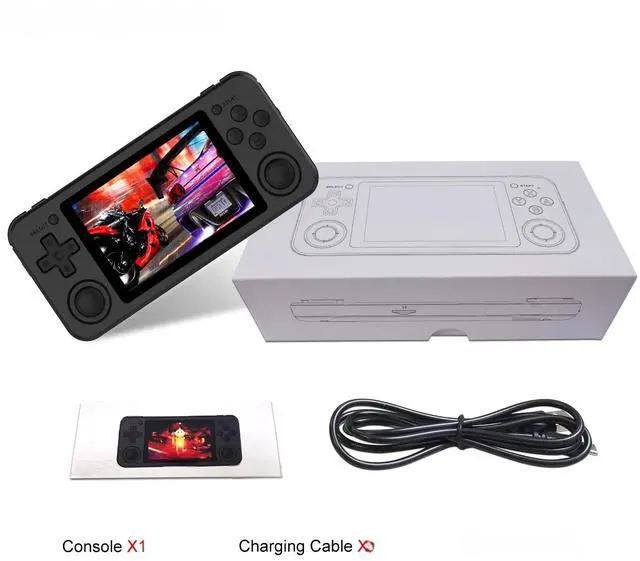 Main image of Generic for Handheld Retro Game Console 3.5 Inch IPS Screen 64G TF Card 2500 Classic Games 3500 mAh Double 3D rocker Gift