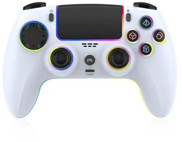 Main image of Generic for Hall Effect PS5 Controller,Wireless Anti-Drift Gamepad,Dual Hall Joysticks&Triggers,Macro Back Buttons,1500mAh, RGB