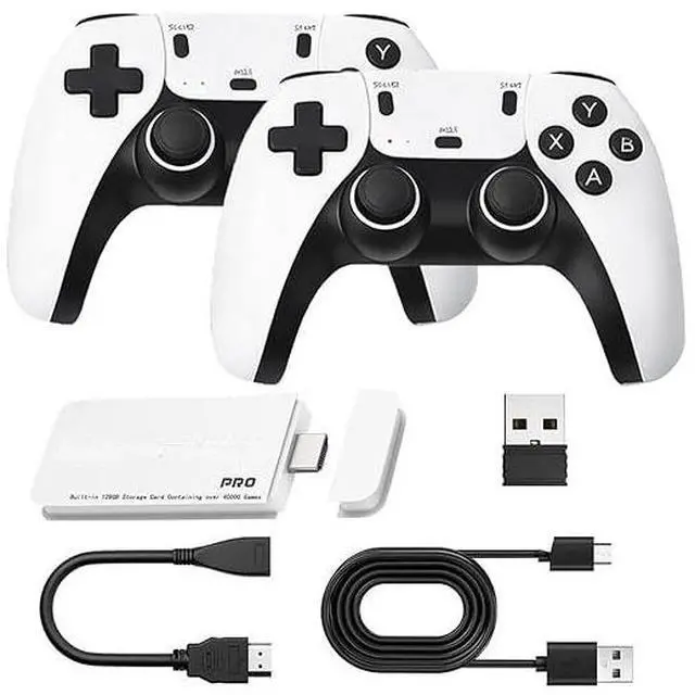 Main image of Generic for Wireless Retro Game Console, 40000+Games and 23 Emulators, Plug and Play 4K HD HDMI TV Game Stick, with Dual Wireless Controller