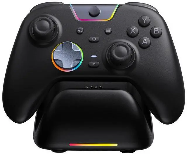 Main image of Generic for X05Pro Charging Dock Controller for PC//Phone, Silent Button, 1000mAh Battery, Hall Joystick, RGB, Ergonomic Grip