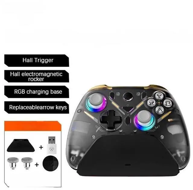 Main image of Generic for K10 Gaming Controller With Charging Dock RGB Wireless Gamepad Hall Effect Joystick Trigger For /PC/Phone/ 2