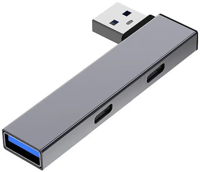 Main image of USB Hub 3 Port USB 3.0 Adapter Portable Mini Dock Stations Ultra-Slim 5Gbps/480Mbps High Speed USB-C Splitter 3 IN 1 Converter