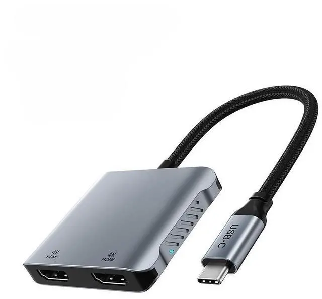 Main image of USB C to Video Output Adapter MST 4K 8K Dual Video Output Monitor Converter Triple Display Compatible with Windows Type-C Laptop