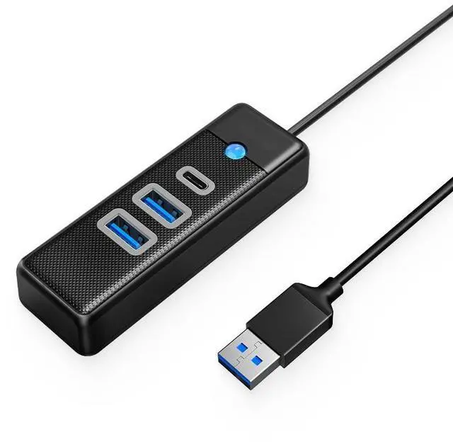 Main image of USB3.0 Hub 5Gbps 3 Ports Docking Station with USB-A & Type-C Port Portable USB C Splitter Adapter for Laptop PC