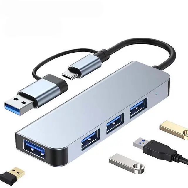 Main image of 4/5/6/7/8 Ports USB C Hub to 4K Video Output PD fast charge USB 3.0 2.0 HUB Type C Charging Docking for Type-C Laptop Type-C Phone