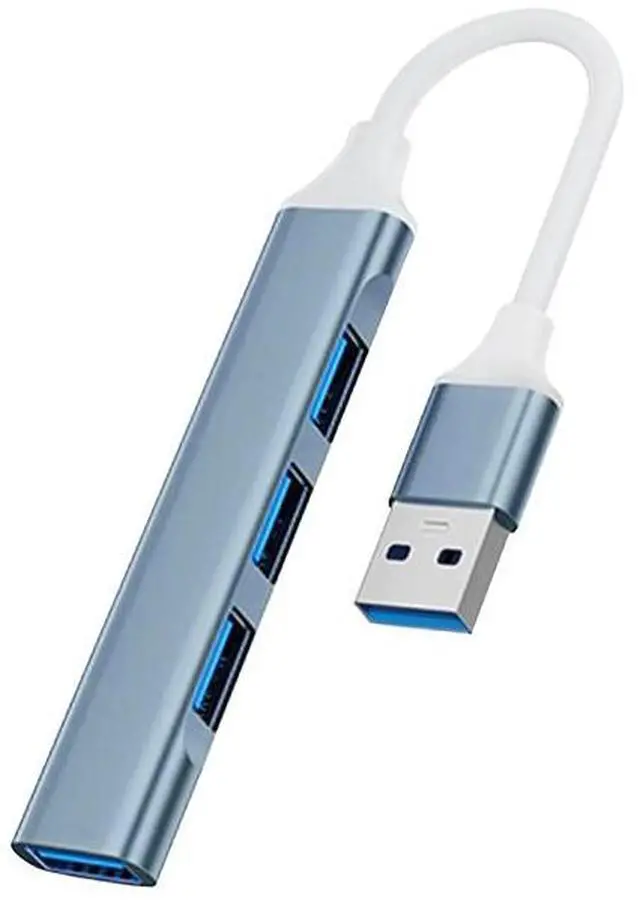 Main image of 4-Port Multi-Way Type-C Hub, USB 3.0 Adapter, OTG Docking Station for Tablet and PC Expansion
