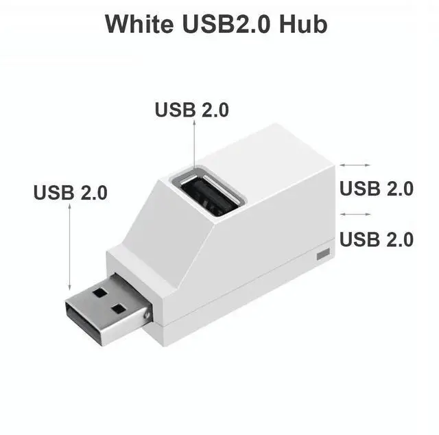 Main image of USB 3.0 HUB Adapter USB2.0 Extender 3 Ports USB Hub High Speed Data Transfer Portable USB Splitter Docking Station for PC Laptop