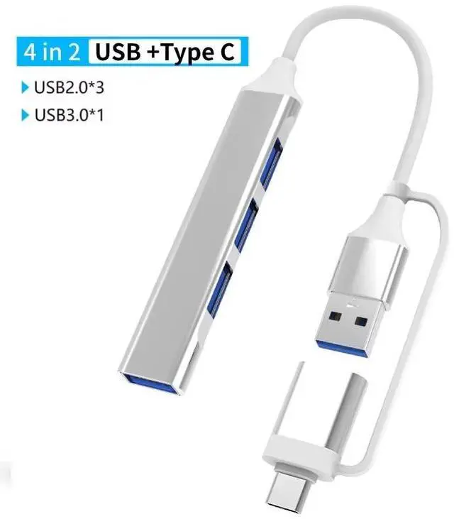 Main image of 4/5 IN 2 USB 3.0 Type C HUB USB 3.0 USB 2.0 USB C Docking Station PD 65W 5Gbps Multi Adapter For PC Laptop Type-C Laptop
