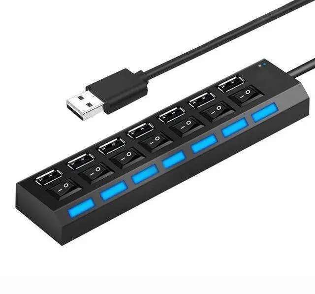 Main image of USB 3.0 Power Adapter 4/7 Port Multi USB Splitter Hub USB Hub 2.0 USB Multiple Expander Switch 30CM Cable Hub Docking Stations