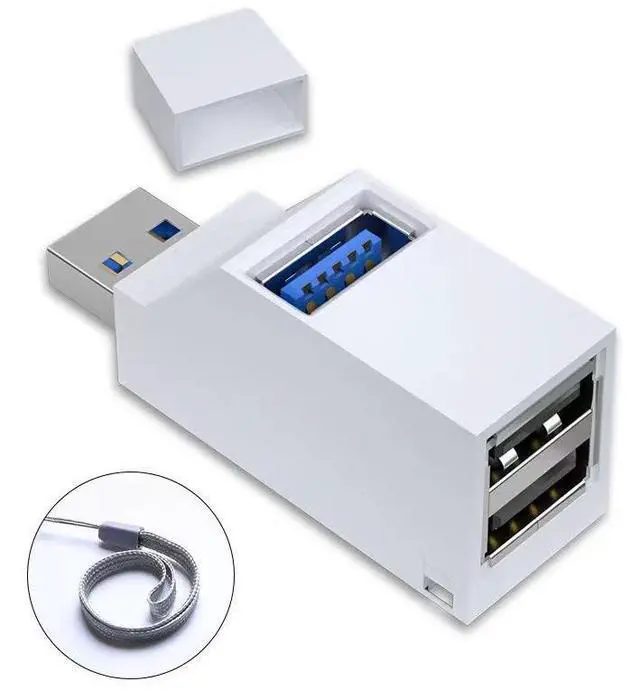 Main image of USB 3.0 HUB Adapter Extender Mini Splitter Box 3 Port Data Transfer USB Splitter Docking Station For PC Laptop Parts
