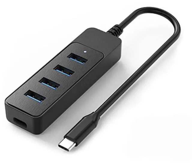Main image of 4 Port USB 3.0 HUB High Speed Multi Ports USB 3.0 Splitter Type-C Expander Power Adapter For PC Computer Docking Station Adapter