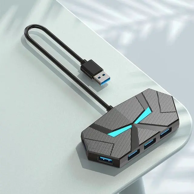 Main image of 7 Ports USB 3.0 HUB Type C Docking Station 5Gbps High Speed Transmission Splitter Adapter For Laptop Hard Drive Mouse Keyboard