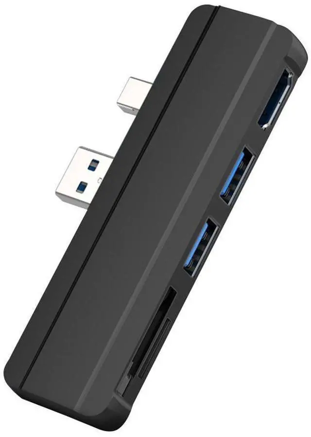 Main image of Multiport Adapter 4K Video Output Docking Station Memory Card Reader USB 3.0 HUB For Type-C Laptop