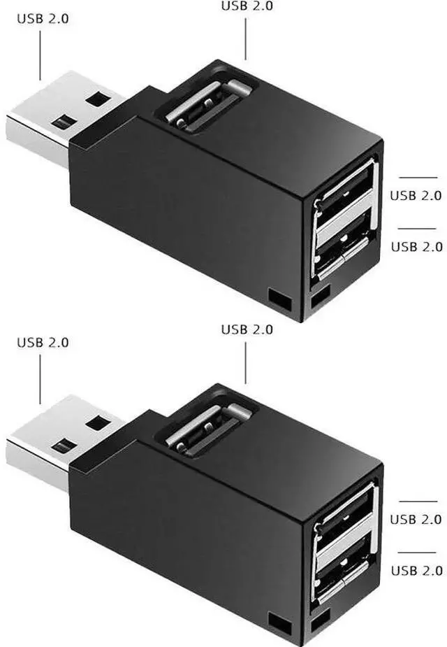 Main image of 1-5pcs Adapter Converter Mini Splitter Extender Box 3 Ports for PC Laptop U Disk Card Reader Docking USB Hubs USB 2.0 USB 3.0