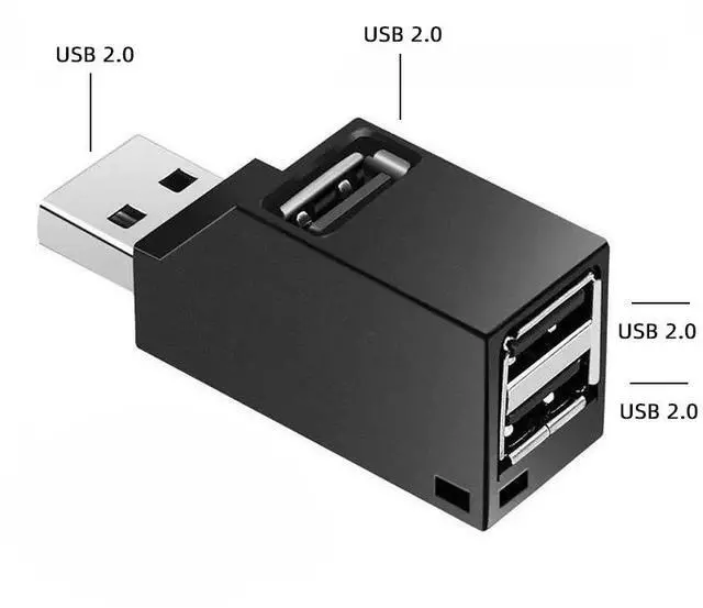Main image of Mini USB 3.0 HUB Adapter USB 2.0 HUB Extender 3 Port USB Hub High Speed Data Transfer USB Splitter Docking Station for PC Laptop