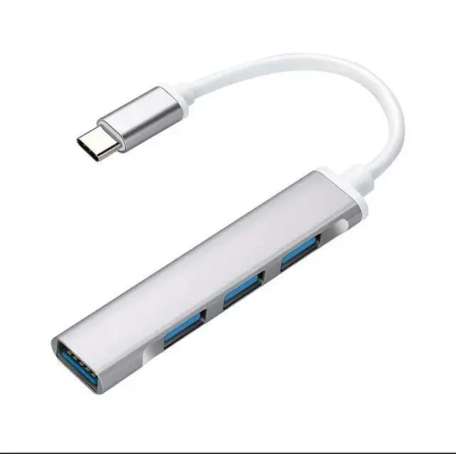 Main image of USB HUB Extender 4 Port Splitter Adapter OTG Docking Station For Phone Type-C Laptop PC Laptop Computer Hub