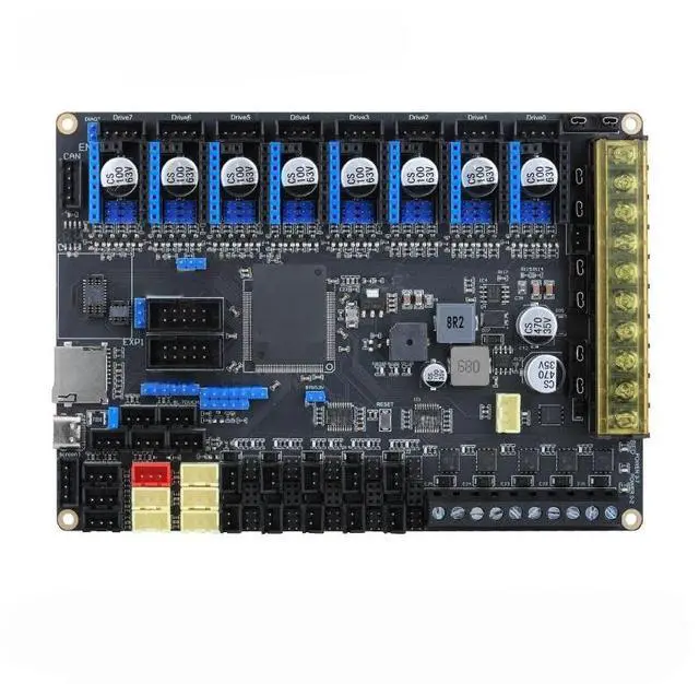 Main image of For Board 3+5 HV 8 Axis 32Bit 550MHz 2oz PCB High-speed For 3D Printer Motherboard / Vzbot