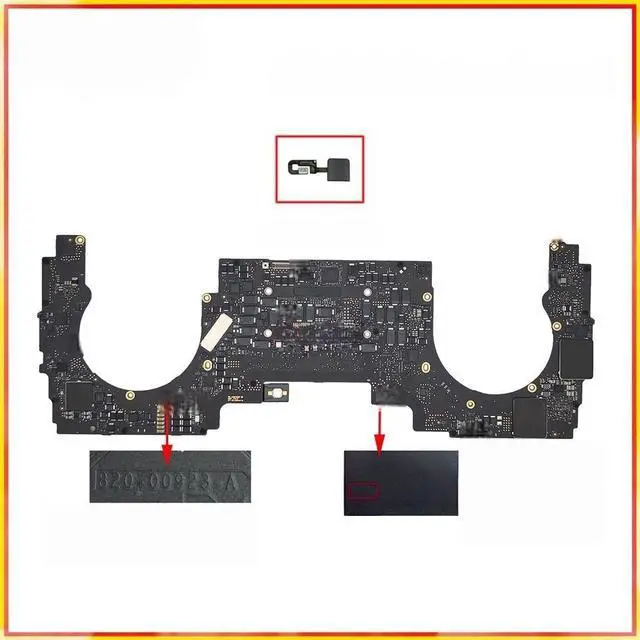 Main image of For A1706 Motherboard For 13" A1706 Logic Board With Touch ID 820-00239-A 820-00923-A 2016 2017 Years