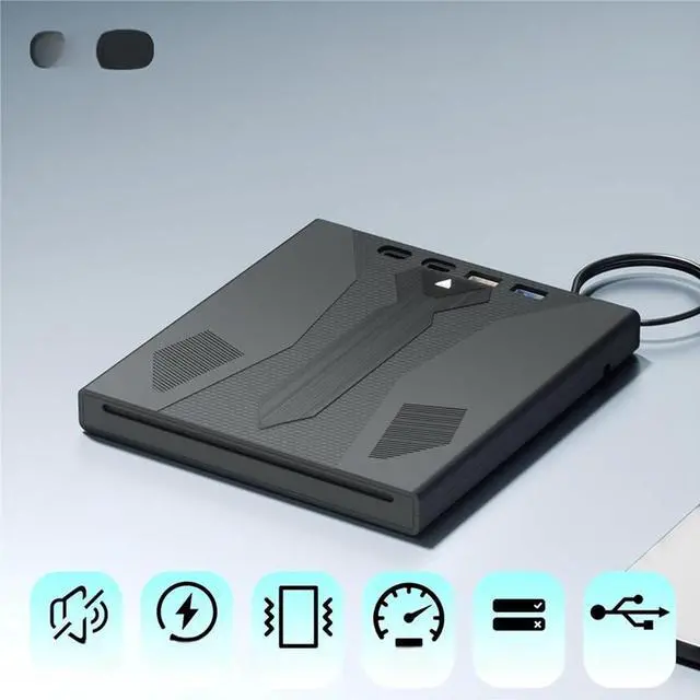 Main image of External Blu Ray Drive Burner, Support 100G Disc USB 3.0 And Type-C DVD/CD/BD Player, 3D Optical Bluray Drive For Laptop