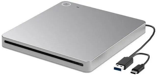 Main image of External USB 3.0 Burner CD-RW Drive DVD-ROM CD-R DVD+_RW Burner Player 3D Video High-speed Reader For Laptops Desktops Mac