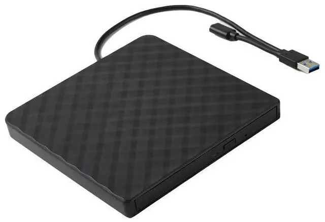 Main image of External DVD Drive USB 3.0 Portable Slim Optical Drive Burner Reader Player Tray Type for Laptop PC Computer