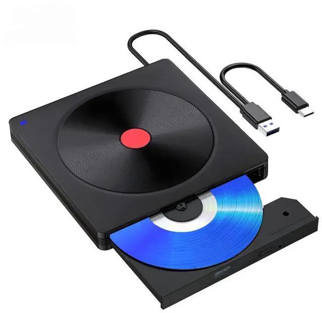 Main image of External Blu-ray Drive, Portable Blu-ray Player & CD DVD Burner USB 3.0 & Type-C BD/DVD/CD Reader, Lightweight for laptop PC