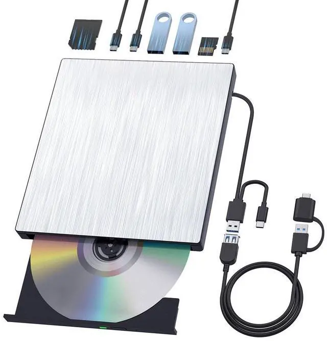 Main image of External Blu-Ray Drive Portable 3D Bluray Burner USB3.0 Support M-DISC 100G Disc Read/Write Drives Reader For Windows Mac OS