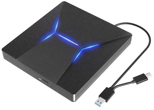 Main image of USB 3.0 External Blu Ray Drive Burner Type-C DVD/CD/BD Player BD-Combo Writer Compatible with Windows/MacOS/Linux/Laptop