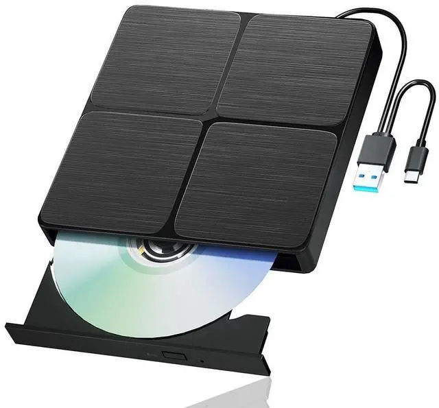 Main image of USB3.0 External Blu Ray Player USB3.0 3D Blu Ray Burner CD DVD-ROM Optical Drive BD Disc Reader For Laptop PC Window 11 10 Mac
