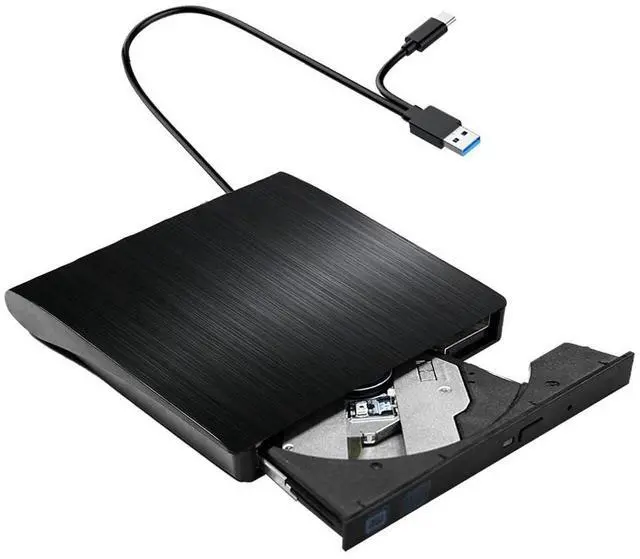 Main image of External DVD Drive USB 3.0 Type-C Portable Player for Laptop PC CD DVD +/-RW ROM Burner Writer For Desktop Laptop Windows