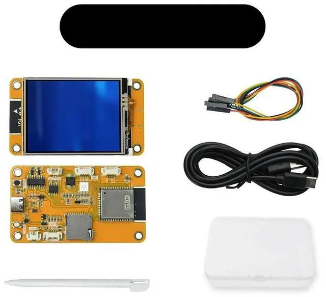 Main image of ESP32 WiFi Bluetooth Development Board with 2.4 Inch Touch Screen CH340 Type C Interface for IoT Smart Home