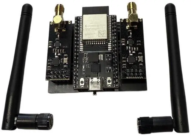 Main image of Version1.2 ESP32 DevKitC + NRF24L01 PA LNA 2.4GHz Module Development Board Supports Bluetooth Test Signal And Wifi Support