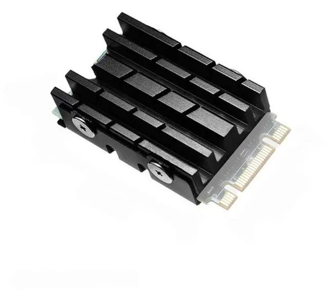 Main image of For M.2 2242 SSD Heatsink Aluminum Alloy U-Shaped Base Low Profile Cooler with Thermal Silicone Pads for NVMe PCIe Mini PC SSD