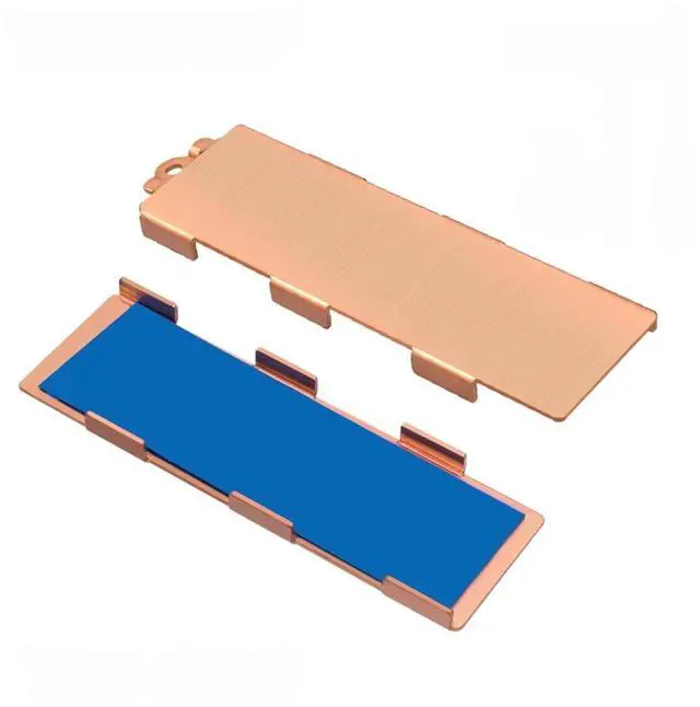 Main image of M2 SSD Radiator Pure Copper M.2 Solid Universal Heat Sink Cooler Support M.2 2230 2240 2260 2280 SSD Hard Disk HeatSink