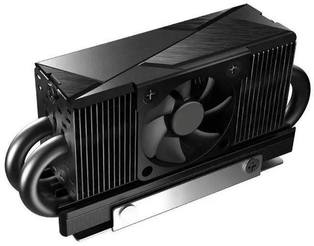 Main image of HR-10 2280 Pro Black M.2 Solid State Drive AG Heat Pipe Heat Sink Radiator M.2 SSD Cooler Gasket with Thermal Pad