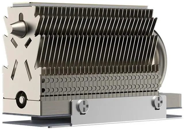 Main image of SSD Cooler Aluminum Fins SSD Cooler Radiator Double Bonding Welded Antigravity Heat Pipe for M.2 2280 Solid State Drive