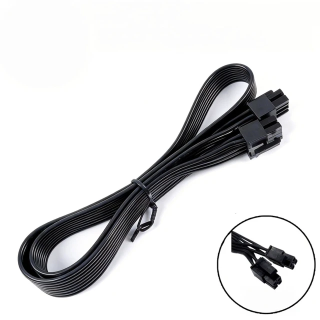 Main image of For Single CPU Power Cable EPS/ATX12V Flat 4+4 for AX1600i, AX1500i, AX1200i, AX860i, AX760i AX-i Modulars Power, 18AWG 60CM