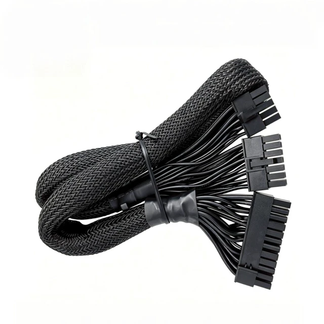 Main image of For For Type 3, 14+10Pin to 24Pin ATX Main Power Cable for HX650i, HX750i, HX850i, HX1000i, HX1200i Modular Powers