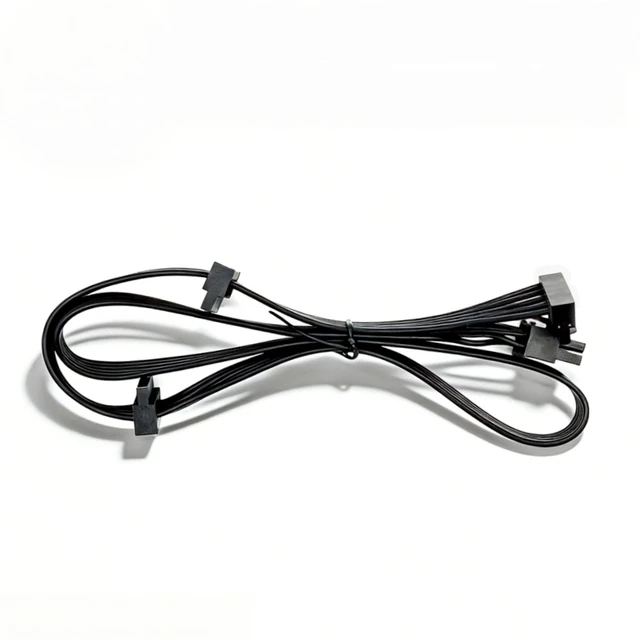 Main image of For For , 6Pin to 3 SATA 50+15+15CM HDD SSD Power Cable for RM1000x, RM850x, RM750x, RM650x, RM550x Modular PSUs