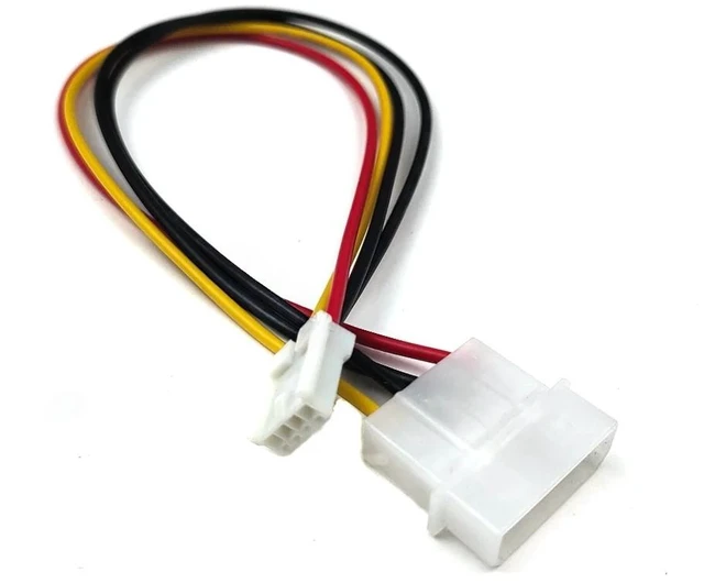 Main image of For IDE 4pin Male To 4Pin 2.54MM Female to IDE 4pin Power Supply Cable 30CM Floppy Drive Adapter PC Connector Cord PSU 18AWG