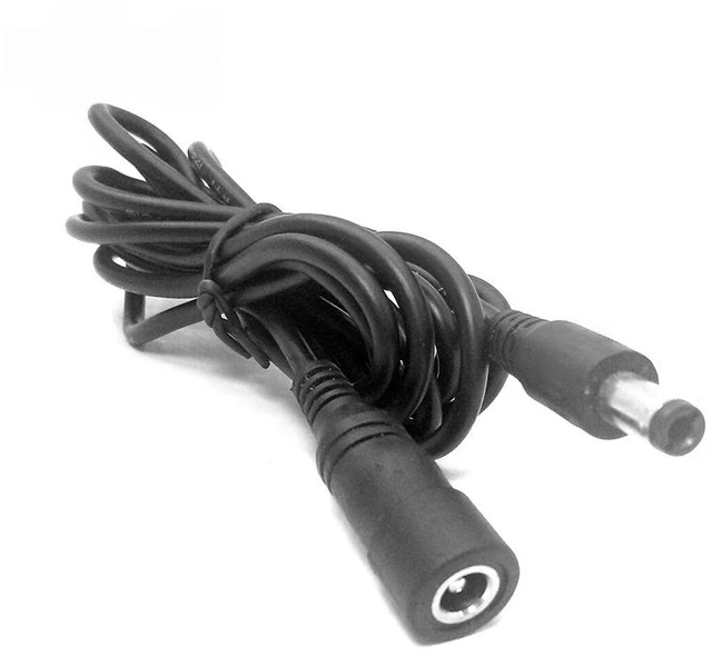 Main image of For 200CM DC 5525 5.5x2.5mm Male to Female 2 meters Power Cable for Extension Purpose