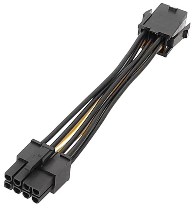Main image of For Graphics Card 6Pin To 8Pin Cable 6Pins To 8Pins CPU Video Card Chassis Power Adapter Cable Power Supply Cord 18AWG