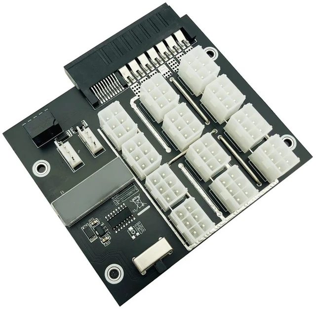 Power Per Led For Breakout Board For Server Power 500W 80W Converter Board 12Port ...