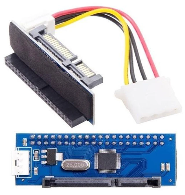 Main image of For IDE to SATA Convert Adapter 3.5inch Hard Disk DVD IDE Optical Drive CD Writer Connect Desk Computer with SATA VCR Parallel Port